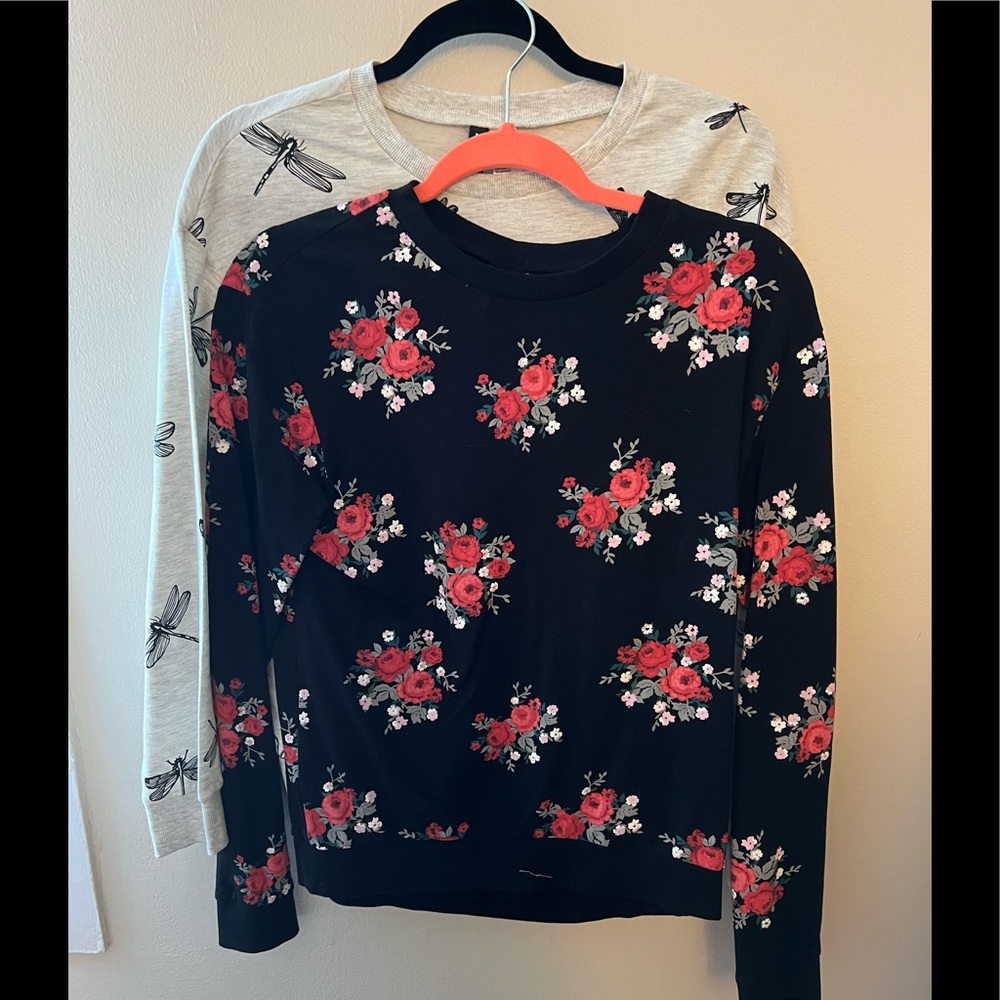 BUNDLE!! Two H&M lightweight sweatshirts size small
